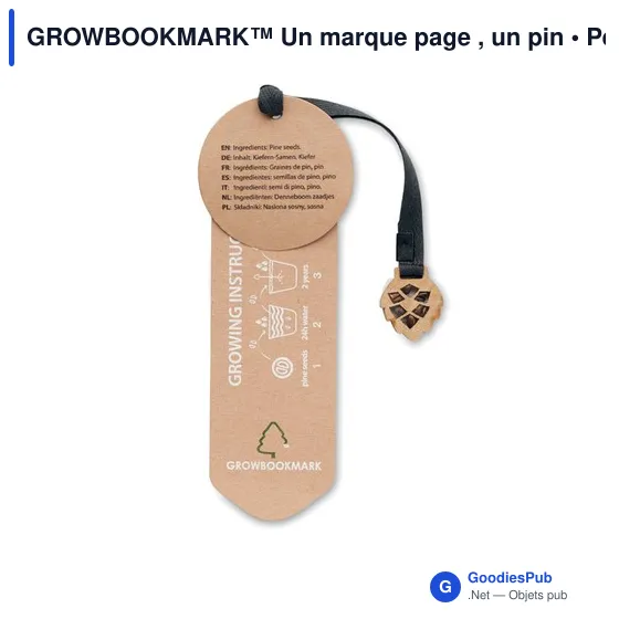 GROWBOOKMARK™ Un marque page , un pin - Image 5
