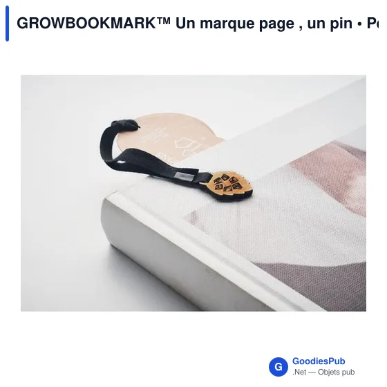 GROWBOOKMARK™ Un marque page , un pin - Image 7