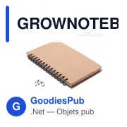 GROWNOTEBOOK™ Un carnet , un Pin - Miniature 1