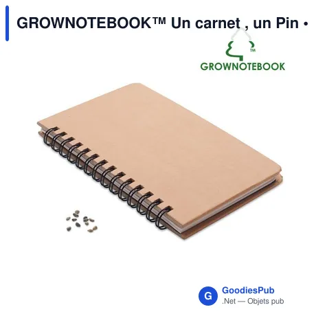 GROWNOTEBOOK™ Un carnet , un Pin