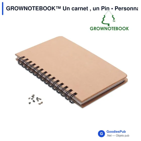 GROWNOTEBOOK™ Un carnet , un Pin - Image 1