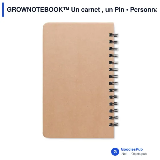 GROWNOTEBOOK™ Un carnet , un Pin - Image 2