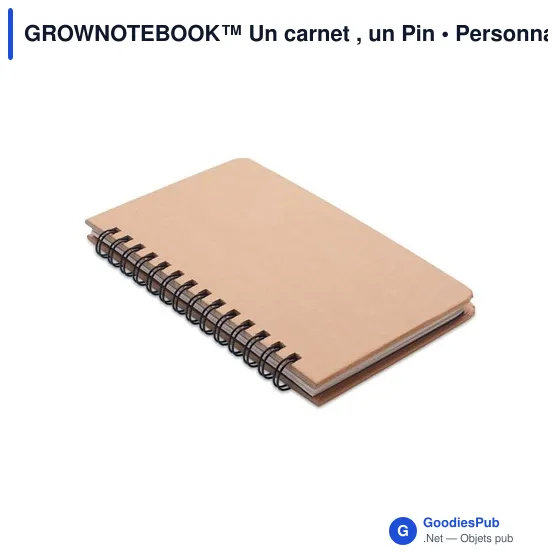 GROWNOTEBOOK™ Un carnet , un Pin - Image 3