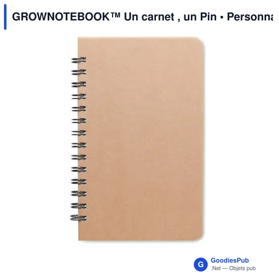 GROWNOTEBOOK™ Un carnet , un Pin - Image 4