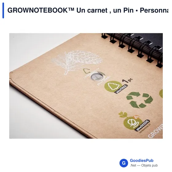 GROWNOTEBOOK™ Un carnet , un Pin - Image 8