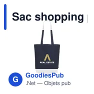 Sac shopping personnalisable en toile recyclée avec logo - GRS Recycled Canvas Bag - Miniature 4
