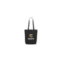 Variante noir - Sac shopping personnalisable en toile recyclée avec logo - GRS Recycled Canvas Bag