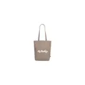 Variante marron - Sac shopping personnalisable en toile recyclée avec logo - GRS Recycled Canvas Bag