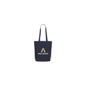 Variante bleu marine - Sac shopping personnalisable en toile recyclée avec logo - GRS Recycled Canvas Bag