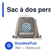 Sac à dos personnalisable en coton recyclé avec logo - GRS Recycled Cotton PromoBag - Miniature 9