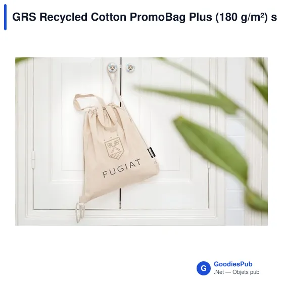 GRS Recycled Cotton PromoBag Plus (180 g/m²) sac à dos - Image 12