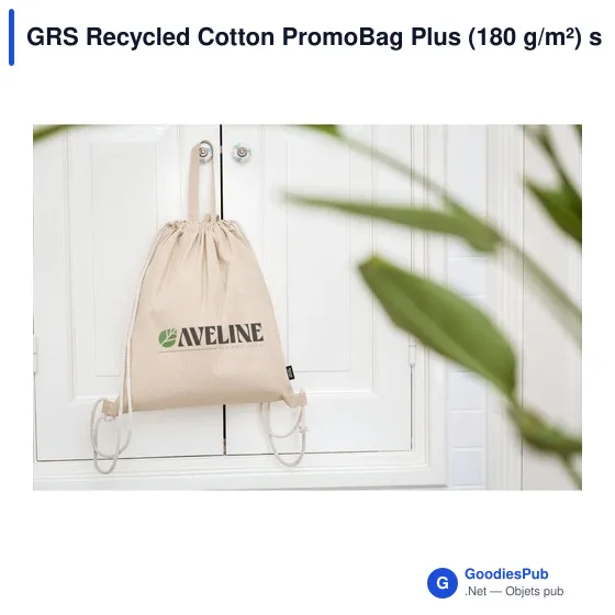 GRS Recycled Cotton PromoBag Plus (180 g/m²) sac à dos - Image 13