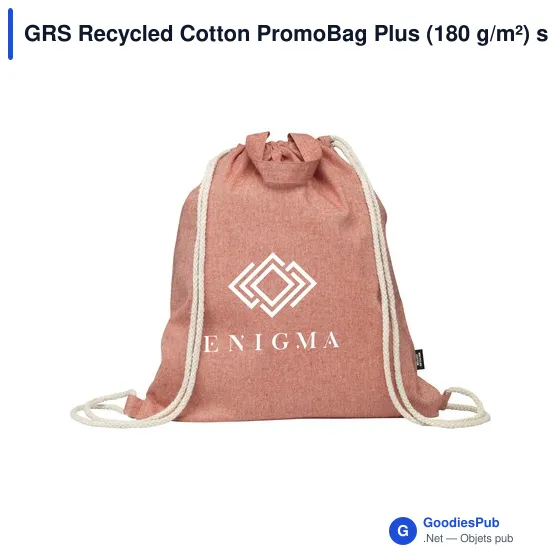 GRS Recycled Cotton PromoBag Plus (180 g/m²) sac à dos - Image 22