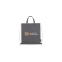 Variante gris foncé - GRS Recycled Cotton PromoBag Plus (180 g/m²) sac à dos