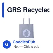 Sac shopping personnalisable en coton recyclé avec logo - GRS Recycled Cotton Shopper - Miniature 5