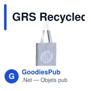 Sac shopping personnalisable en coton recyclé avec logo - GRS Recycled Cotton Shopper - Miniature 6
