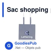 Sac shopping personnalisable en coton recyclé avec logo - GRS Recycled Cotton Shopper - Miniature 9
