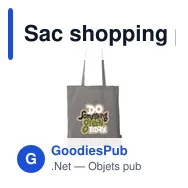Sac shopping personnalisable en coton recyclé avec logo - GRS Recycled Cotton Shopper - Miniature 10