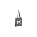 Variante gris foncé - Sac shopping personnalisable en coton recyclé avec logo - GRS Recycled Cotton Shopper