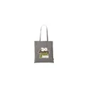 Variante gris - Sac shopping personnalisable en coton recyclé avec logo - GRS Recycled Cotton Shopper