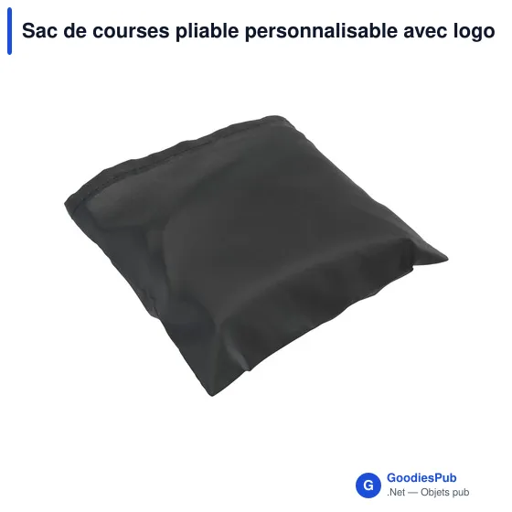 Sac de courses pliable personnalisable avec logo - GRS RPET Shopper - Image 9