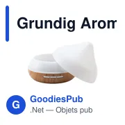 Diffuseur de parfum personnalisable Grundig avec logo - Miniature 2
