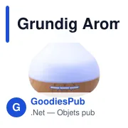 Diffuseur de parfum personnalisable Grundig avec logo - Miniature 5