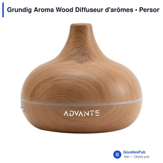 Diffuseur d'arômes personnalisable Grundig Aroma Wood avec logo - Image 3