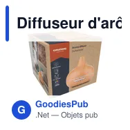 Diffuseur d'arômes personnalisable Grundig Aroma Wood avec logo - Miniature 5