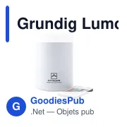 Lampe d'ambiance personnalisable Grundig Lumo Colour Mood avec logo - Miniature 1