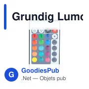 Lampe d'ambiance personnalisable Grundig Lumo Colour Mood avec logo - Miniature 2