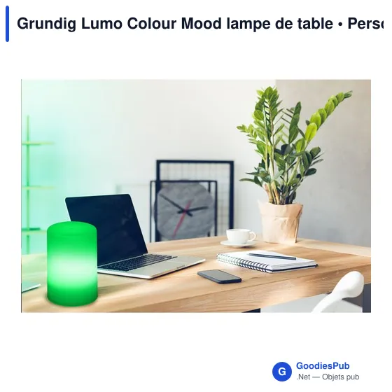 Lampe d'ambiance personnalisable Grundig Lumo Colour Mood avec logo - Image 5
