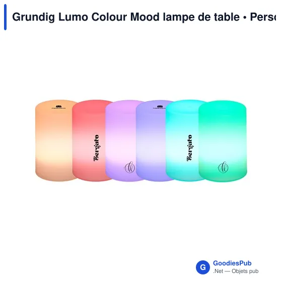 Lampe d'ambiance personnalisable Grundig Lumo Colour Mood avec logo - Image 7