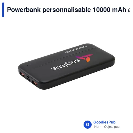 Powerbank personnalisable 10000 mAh avec logo - Grundig