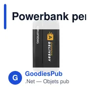 Powerbank personnalisable 10000 mAh avec logo - Grundig - Miniature 2