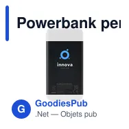 Powerbank personnalisable 10000 mAh avec logo - Grundig - Miniature 3