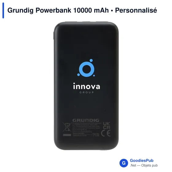 Powerbank personnalisable 10000 mAh avec logo - Grundig - Image 3