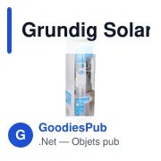 Lampe de jardin solaire personnalisable avec logo - Grundig - Miniature 2