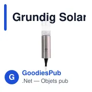Lampe de jardin solaire personnalisable avec logo - Grundig - Miniature 4