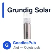 Lampe de jardin solaire personnalisable avec logo - Grundig - Miniature 5