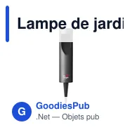 Lampe de jardin personnalisable Grundig Solar LED-Light avec logo - Miniature 4