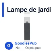 Lampe de jardin personnalisable avec logo - Grundig Solar Square - Miniature 2