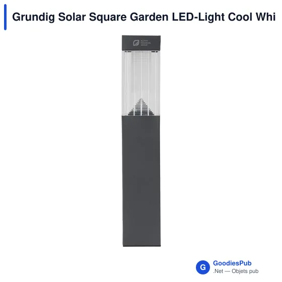 Lampe de jardin personnalisable avec logo - Grundig Solar Square - Image 2