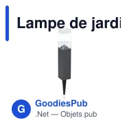 Lampe de jardin personnalisable avec logo - Grundig Solar Square - Miniature 3