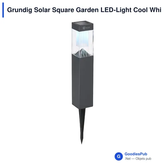Lampe de jardin personnalisable avec logo - Grundig Solar Square - Image 3