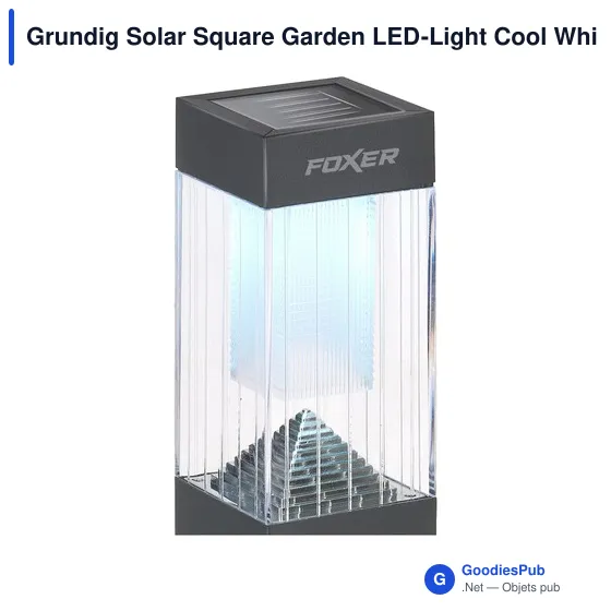 Lampe de jardin personnalisable avec logo - Grundig Solar Square - Image 4