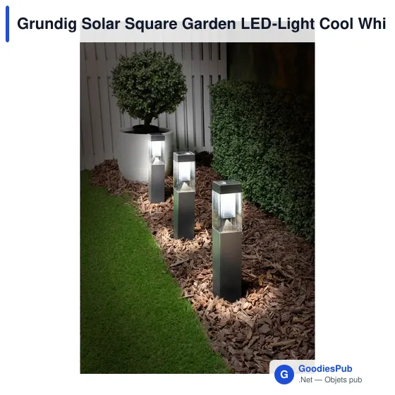 Lampe de jardin personnalisable avec logo - Grundig Solar Square - Image 6