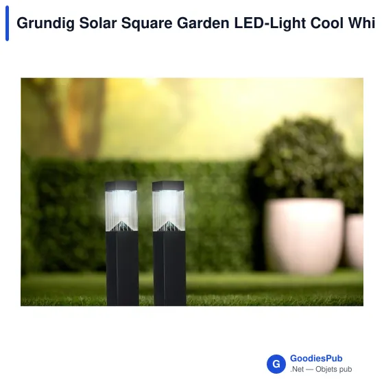 Lampe de jardin personnalisable avec logo - Grundig Solar Square - Image 7