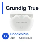Écouteurs sans fil personnalisables avec logo - Grundig True Wireless - Miniature 1