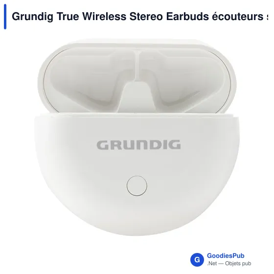 Écouteurs sans fil personnalisables avec logo - Grundig True Wireless - Image 2